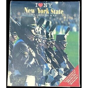 2000 New York NY State Map Official Travel Ephemera Vacation Trip Visitor Guide